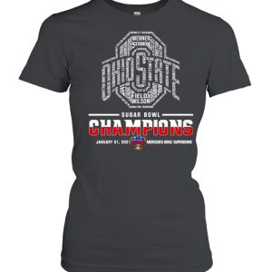 Ohio State Buckeyes sugar bowl champions 2021 mercedes benz superdome shirt