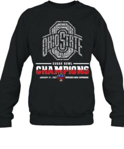 Ohio State Buckeyes sugar bowl champions 2021 mercedes benz superdome shirt 3 Ohio State Buckeyes sugar bowl champions 2021 mercedes benz superdome shirt 4