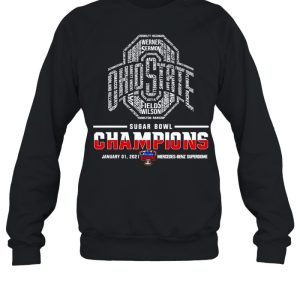 Ohio State Buckeyes sugar bowl champions 2021 mercedes benz superdome shirt 4