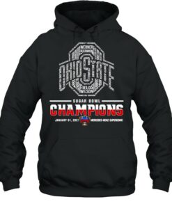 Ohio State Buckeyes sugar bowl champions 2021 mercedes benz superdome shirt 4 Ohio State Buckeyes sugar bowl champions 2021 mercedes benz superdome shirt 5