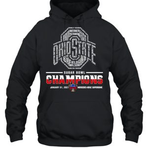 Ohio State Buckeyes sugar bowl champions 2021 mercedes benz superdome shirt 5