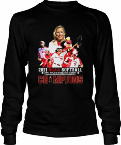 Oklahoma 2021 NCAA Softball Fifth title in Program history Champions shirt 3