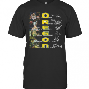 Oregon Minyon Moore Ruthy Hebard Signature T-Shirt