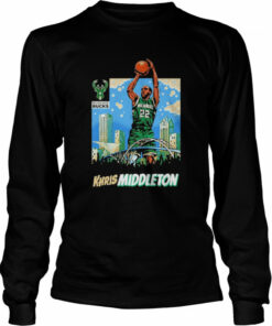 Original Bucks khris middleton skyline milwaukee bucks shirt 3