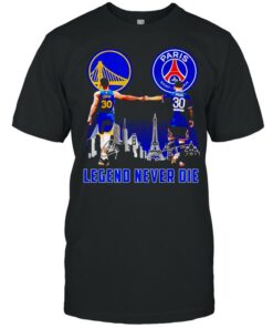 Paris Curry and Messi legend never die shirt 1