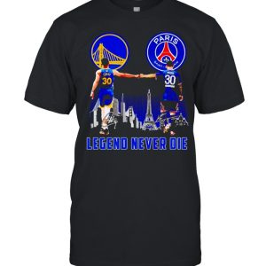 Paris Curry and Messi legend never die shirt