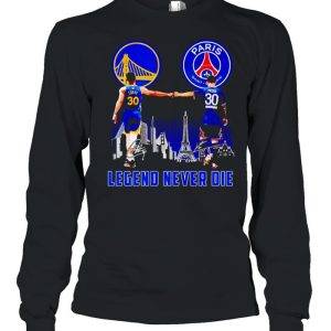 Paris Curry and Messi legend never die shirt 3