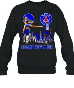 Paris Curry and Messi legend never die shirt 3 Paris Curry and Messi legend never die shirt 4