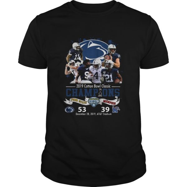 Penn State Nittany Lions 2019 Cotton Bowl Classic Champions shirt