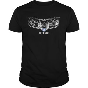 Philadelphia 76ers Legends Team Players Signatures shirt