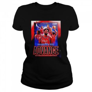 Philadelphia 76ers advance eastern conference semifinals shirt