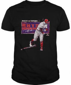 Philadelphia Phillies Rhys Hoskins Rhys and Spike signature shirt 1