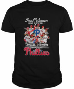 Philadelphia Phillies team real Women love baseball smart Women love the Phillies signatures shirt 1