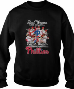 Philadelphia Phillies team real Women love baseball smart Women love the Phillies signatures shirt 4