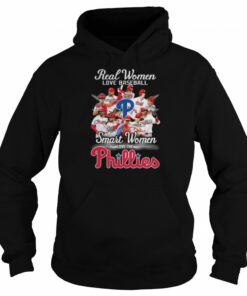Philadelphia Phillies team real Women love baseball smart Women love the Phillies signatures shirt 5