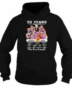 Phoenix Suns 55 years 1968 2023 thank you for the memories signatures shirt 5