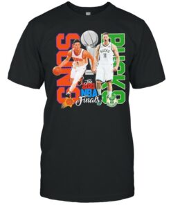 Phoenix Suns vs Milwaukee Bucks 2021 NBA Finals Matchup t shirt 1