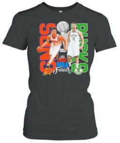 Phoenix Suns vs Milwaukee Bucks 2021 NBA Finals Matchup t shirt 2