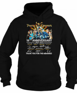 Pirates of the Caribbean 19th anniversary 2003 2022 thank you for the memories signatures shirt 5