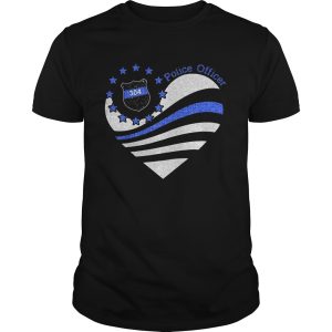 Police Officer 304 Heart shirt