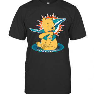 Pooh Tattoo Miami Dolphins T-Shirt