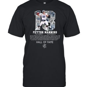 Premium Peytons Pro Mannings Football signature Hall of 2021 Fams shirt