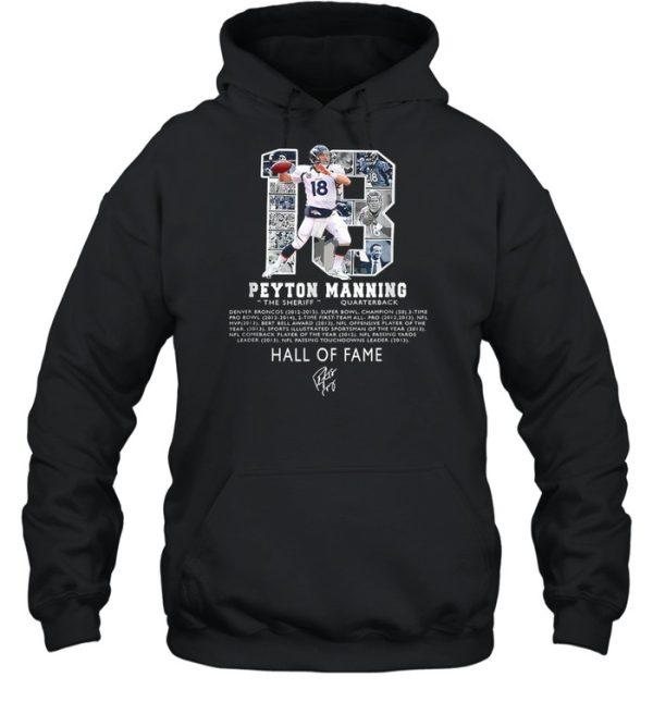 Premium Peytons Pro Mannings Football signature Hall of 2021 Fams shirt