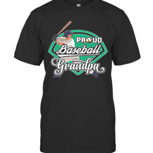 Proud Baseball Grandpa T-Shirt