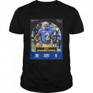 Punningback Pitt Israel Abanikanda 2022 shirt