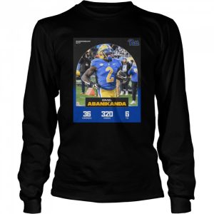 Punningback Pitt Israel Abanikanda 2022 shirt 3