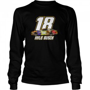 Racing Car Kyle Busch 18 Gift For Fans shirt 3