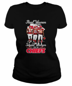 Real WOmen love football smart Women love the Kansas City CHiefs Kelce Mahomes and Pacheco signatures shirt 2