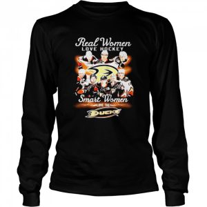 Real Women love Hockey smart Women love the Anaheim Ducks signatures shirt 3