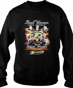 Real Women love Hockey smart Women love the Anaheim Ducks signatures shirt 4