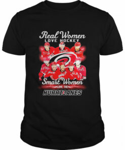 Real Women love Hockey smart Women love the Carolina Hurricanes signatures shirt 1