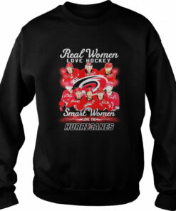 Real Women love Hockey smart Women love the Carolina Hurricanes signatures shirt 4
