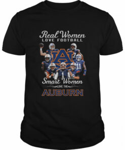 Real Women love football smart Women love the Auburn Tigers signatures shirt 1