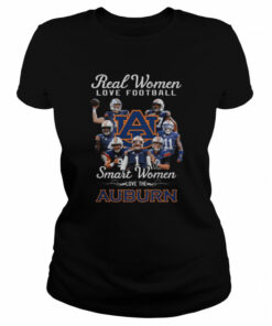 Real Women love football smart Women love the Auburn Tigers signatures shirt 2