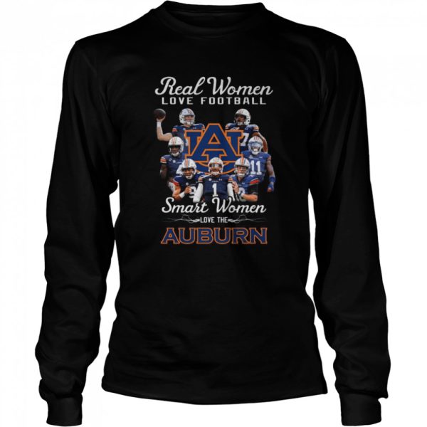 Real Women love football smart Women love the Auburn Tigers signatures shirt