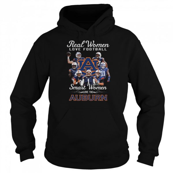 Real Women love football smart Women love the Auburn Tigers signatures shirt