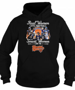 Real Women love football smart Women love the Chicago Bears team signatures shirt 5