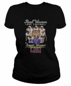 Real Women love football smart Women love the LSU Tigers shirt 1 Real Women love football smart Women love the LSU Tigers shirt 2