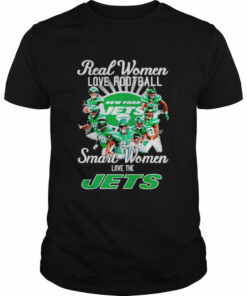 Real women love football smart women love the Jets signatures shirt 1