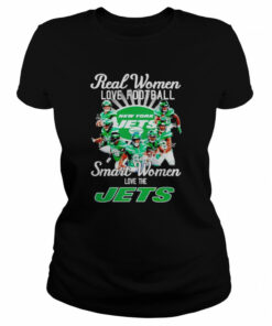 Real women love football smart women love the Jets signatures shirt 2