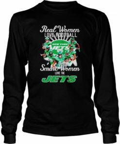 Real women love football smart women love the Jets signatures shirt 3