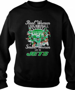 Real women love football smart women love the Jets signatures shirt 4
