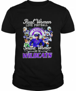 Real women love football smart women love the Kansas State Wildcats signatures shirt 1