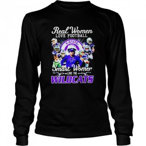 Real women love football smart women love the Kansas State Wildcats signatures shirt 3