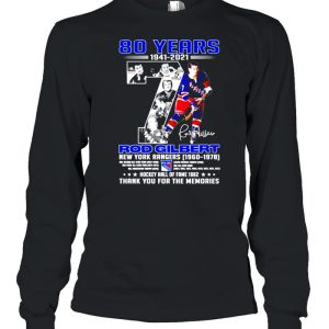 Rhod Gilbert New York Rangers signature shirt 3