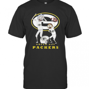 Rick And Morty Green Bay Packers Football Players T-Shirt